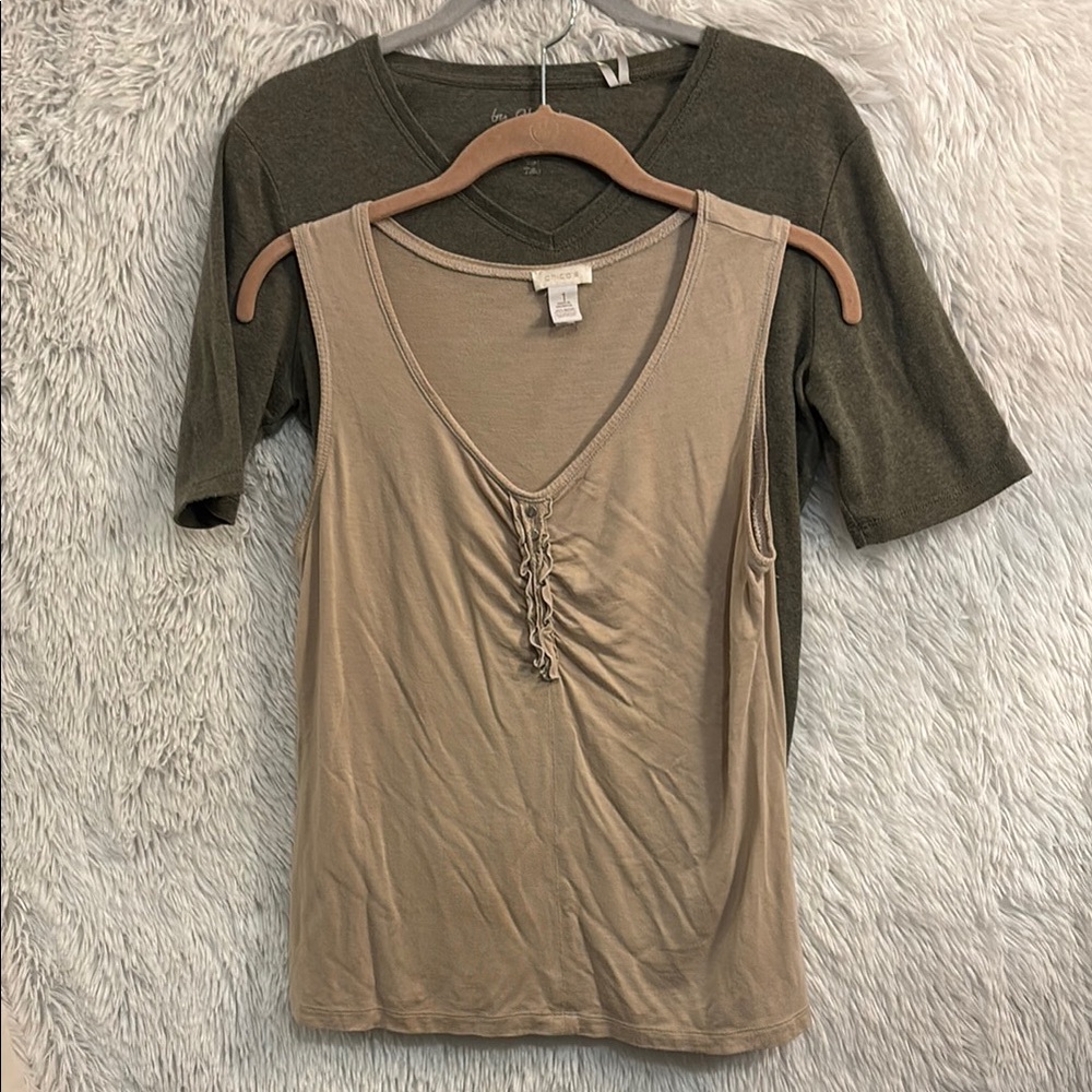 Chico’s 2-piece top bundle size medium